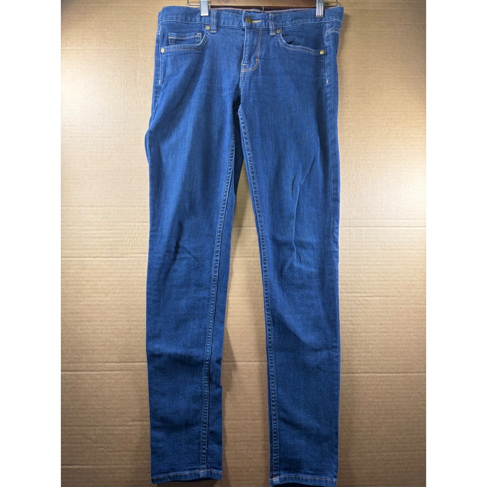 Patagonia Womens Jeans Size 28 Blue Straight Slim Stretch Denim Pants 32x30